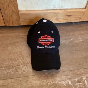 Harley-Davidson Black and Red Embroidered Cap
